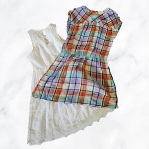 6/$20 Lot Of 2 Dresses Old Navy & Cat & Jack Size 7/8 And 8